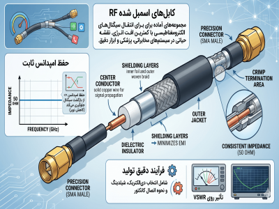 کابل‌های اسمبل شده RF؛ پل ارتباطی دقیق در انتقال سیگنال